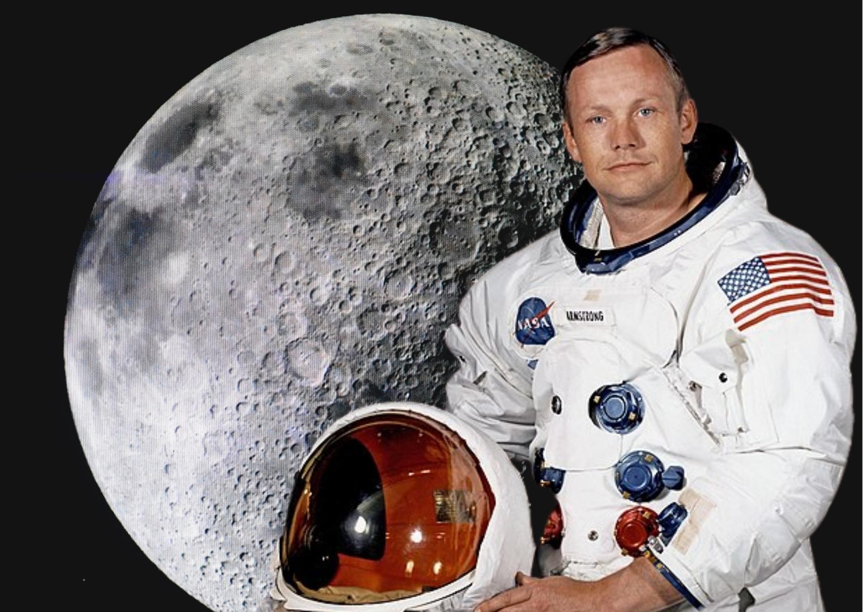 Neil Armstrong första mannen på månen