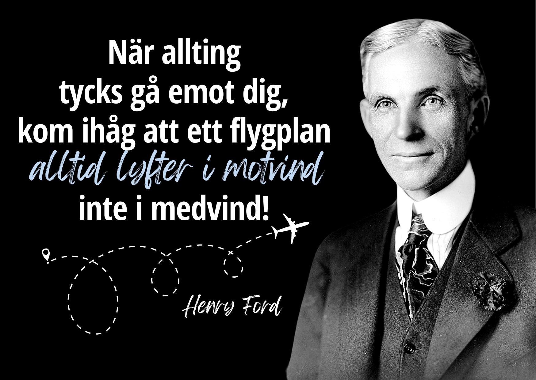 Citat av Henry Ford om flygplan